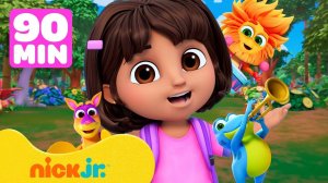 Даша | лучшее из 1 сезона с Лисом Плутом и Башмачком #3  90 мин | Nick Jr. Cyrillic