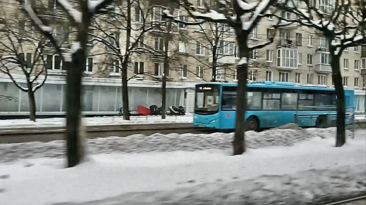 И опять на трамвае...