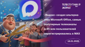 «Телеспутник-Экспресс»: «Яндекс» создала альтернативу Microsoft Office
