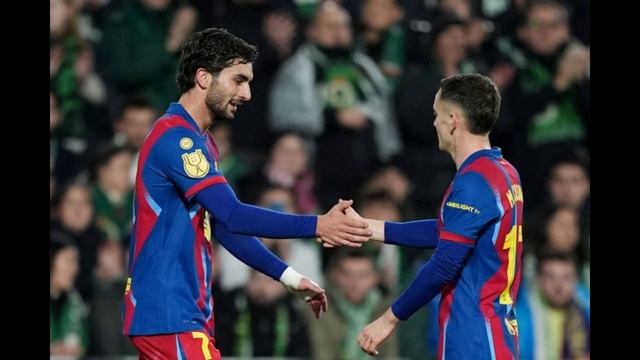 РАСИНГ - БАРСЕЛОНА. 1/8 ФИНАЛА. КУБОК ИСПАНИИ. ОБЗОР МАТЧА. 15.01.2026 смотреть онлайн