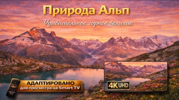 Природа Альп (Видео 4К)