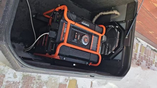 Инверторный генератор Daewoo GDA 5600i. Запуск в мороз -17 градусов. смотреть онлайн