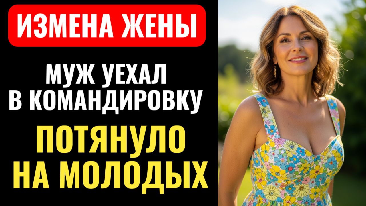 ЖЕНУ ПОТЯНУЛО НА МОЛОДЫХ КОГДА МУЖ УЕХАЛ В КОМАНДИРОВКУ. Аудио рассказ. смотреть онлайн