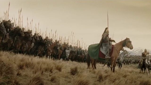 Властелин колец.Возвращение короля.Всадники Теодена приходят на помощь. смотреть онлайн