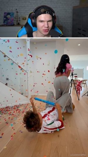 ЧТО ПРОИСХОДИТ ЗА КАДРОМ?!👆😳 #shorts #шортс #челлендж #прикол #мем #шутка #юмор #пранк #рофл #lisf