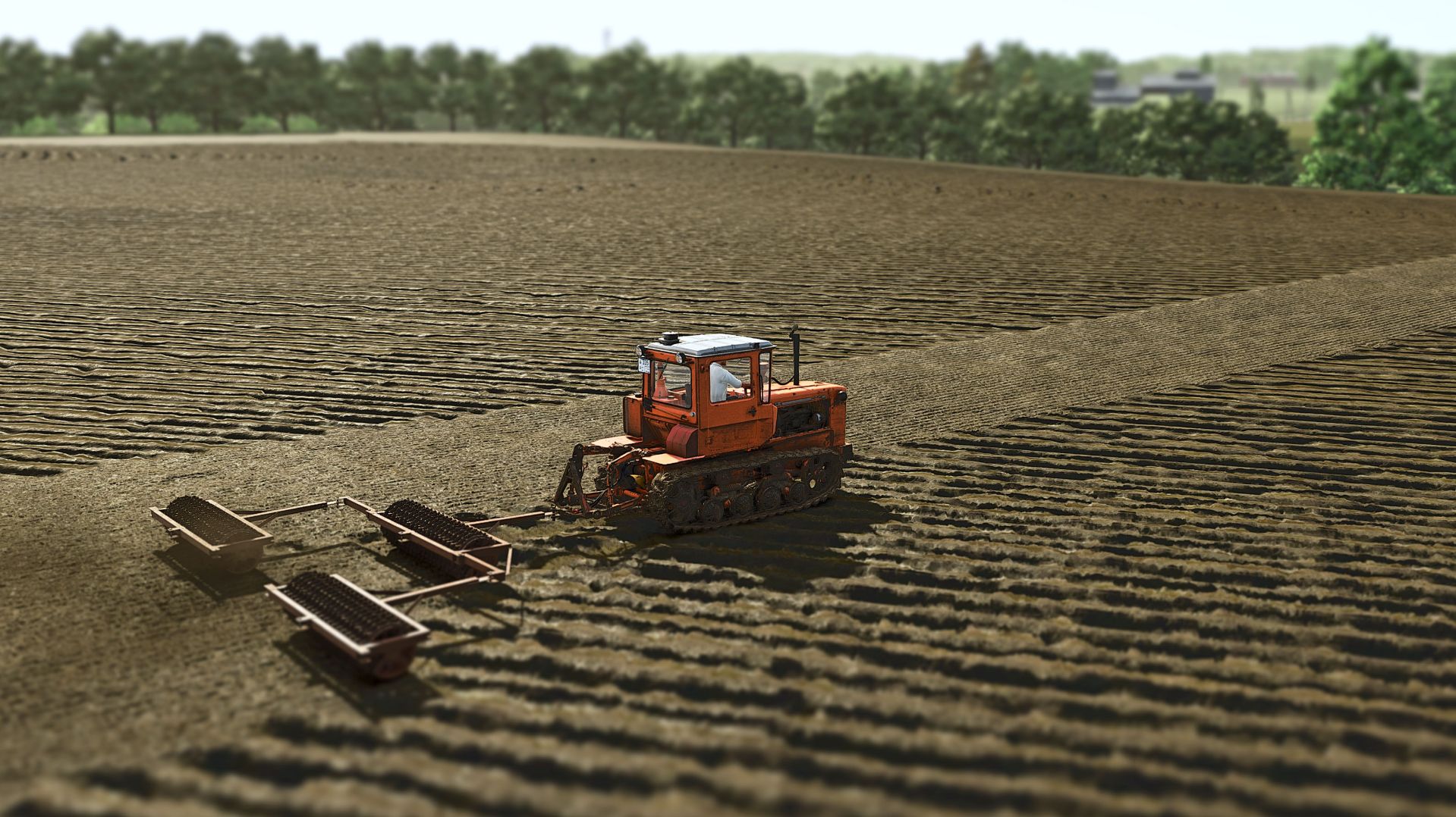 ДТ-75 с катками после пахоты Farming Simulator 25 смотреть онлайн