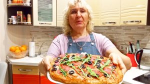 Пинса - воздушное тесто, аппетитная начинка 🧀🫒🥓🍅