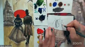 Рисование с Марией Апаликовой  16.1 16:15