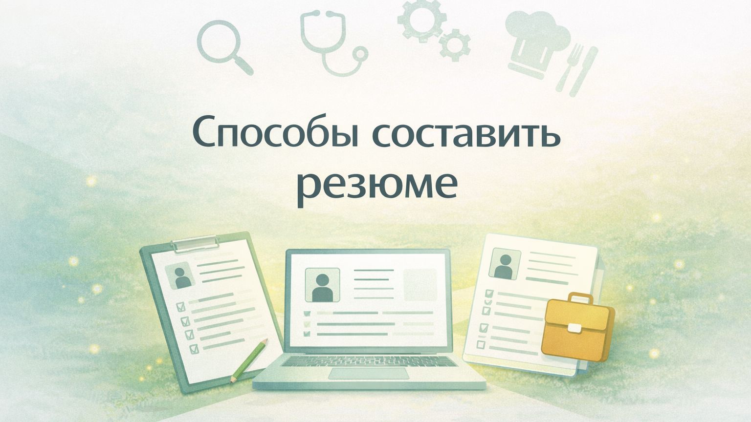 Способы составить резюме смотреть онлайн