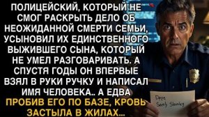 МАЛЬЧИК ВЫЖИЛ ПОСЛЕ СМЕРТИ СЕМЬИ. СПУСТЯ ГОДЫ НАПИСАЛ ИМЯ… И ВСЁ СТАЛО ЯСНО!
