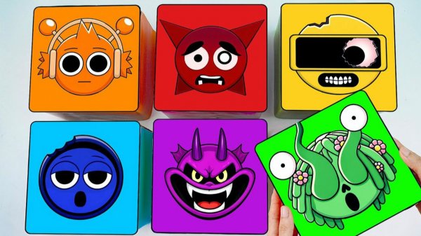 Мультики для детей 💖 Угадай, какой Спрунки 💖 Спрунки выпадет из кубиков. Мультики для малышей