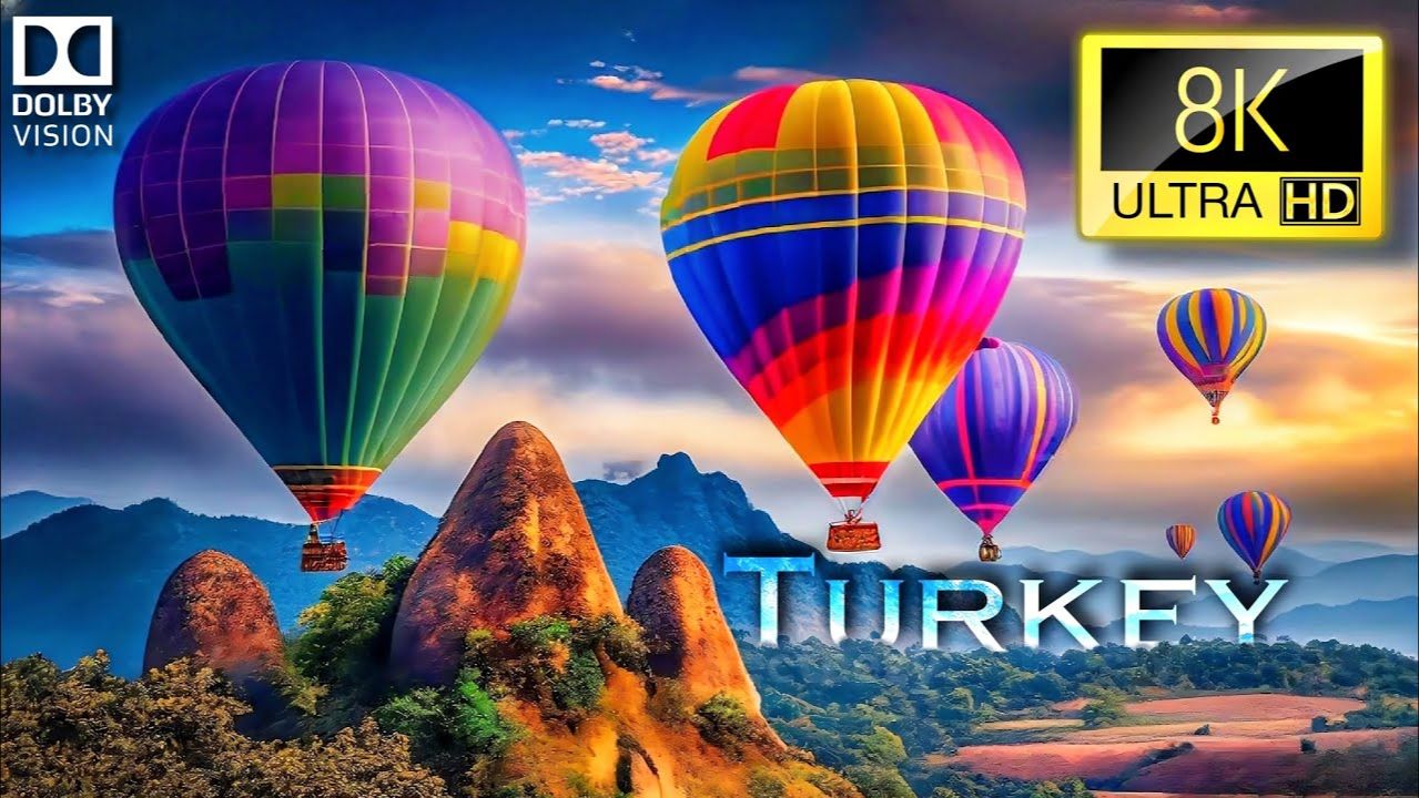Турция - Turkey 🇹🇷 in 8k Ultra HD 60fps Dolby Vision 8K HDR