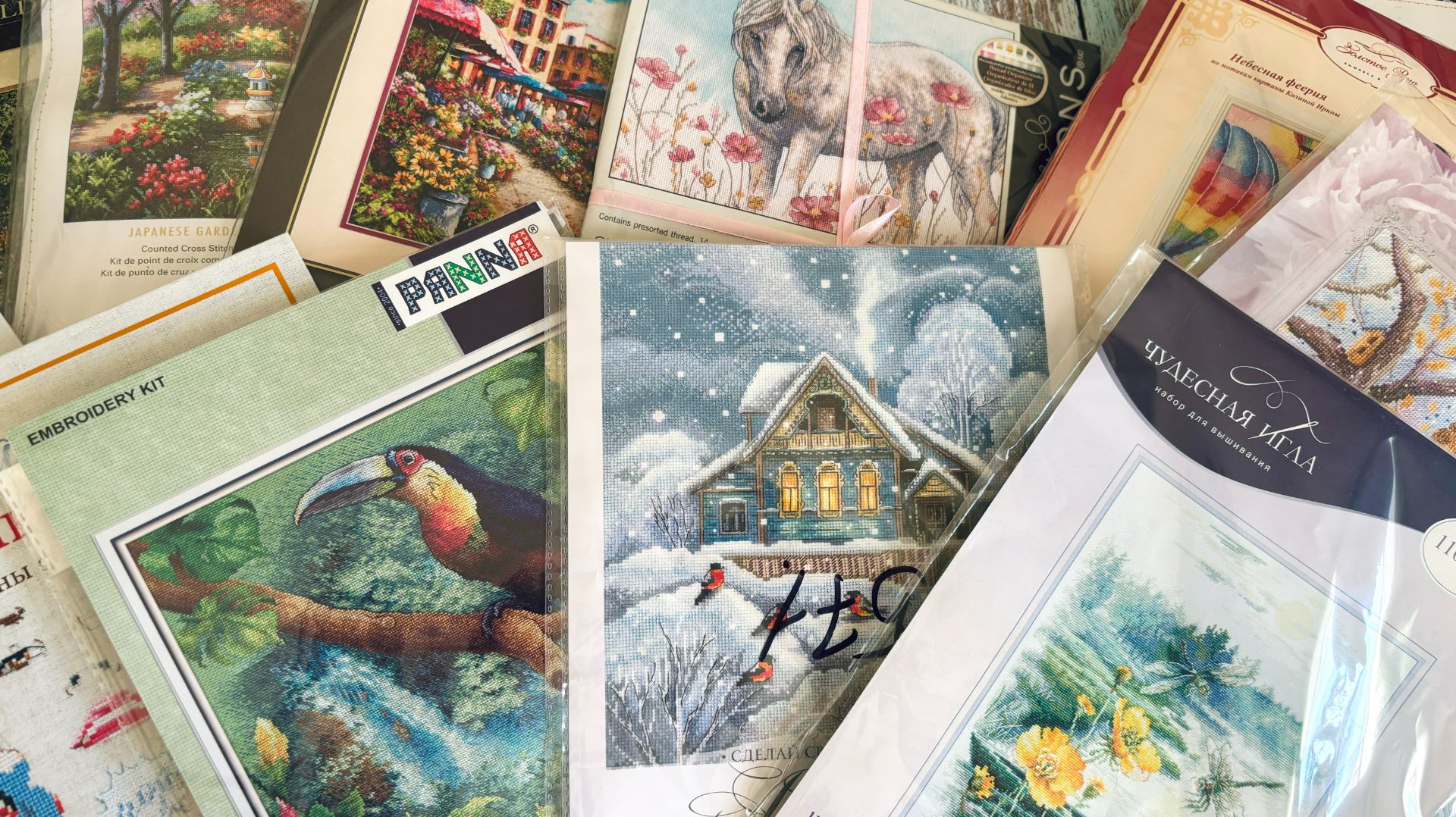 А будут ли старты? Перебираем наборы, авторские схемы и книги по вышивке смотреть онлайн