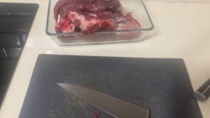 Мясо купила впрок.