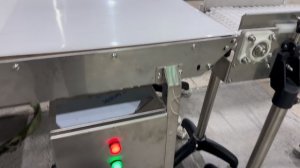 Конвейер ленточный с ножевым сходом (Серия КГ) L 5106мм* В 200мм, AISI 304