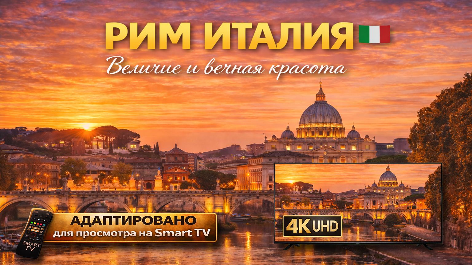 Рим. Италия | Видео 4K (UHD) смотреть онлайн