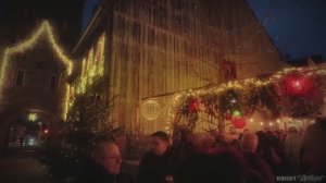 🎄 Бад-Мюнстерайфель, Германия на Рождество🎄 Уютная вечерняя прогулка по Старому Городу ✨🎄4K
