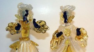 "Стеклянный бал". Статуэтки из муранского стекла