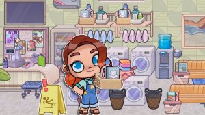 Обустроила в Аватар Ворлд прачечную 🧺 Бесплатная идея для обустройства Аватар Ворлд