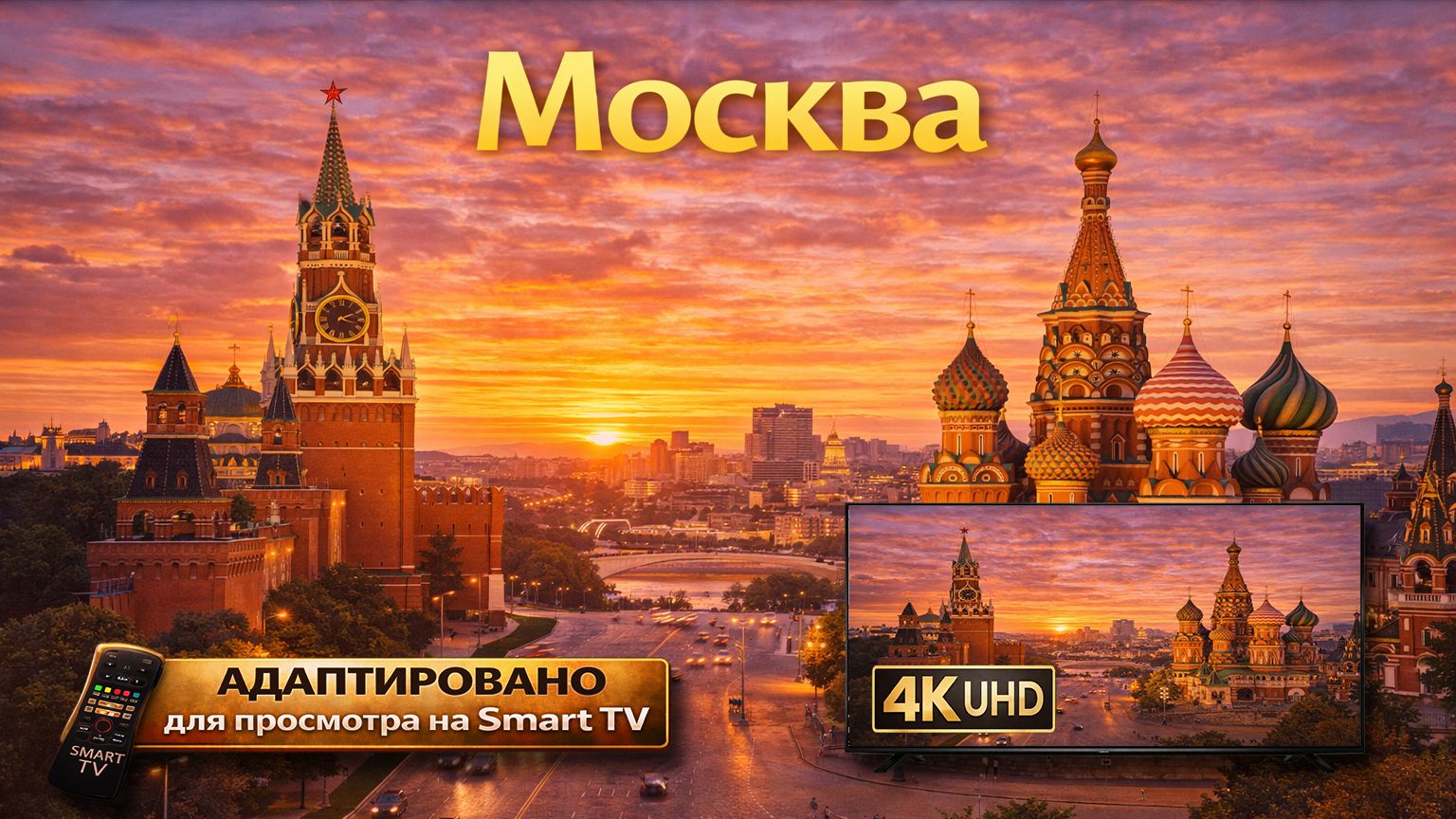 Москва (Video 4K) смотреть онлайн