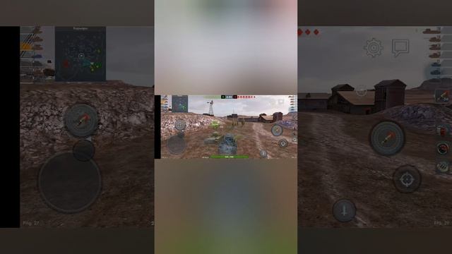 устраиваю битву на кв-2 в Tanks Blitz