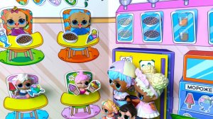 СБЕЖАЛИ В БУМАЖНЫЙ ДЕТСКИЙ САДИК😱😲😜 Куклы пупсики ЛОЛ сюрприз мультик Даринелка