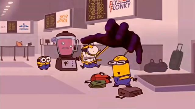 Minion Saying GET COME BACK FOR 1 MIN