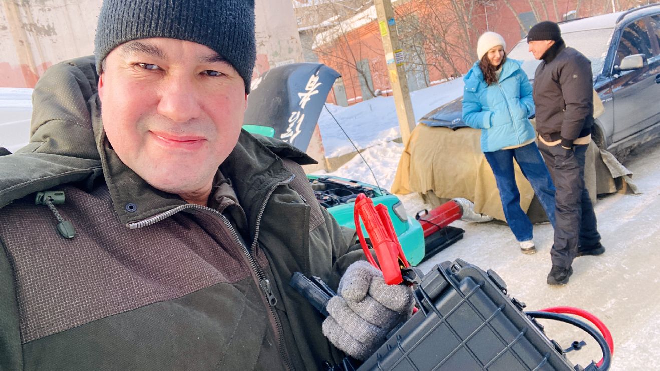 Отогреваю BMW X3 в минус 30 / новое пусковое