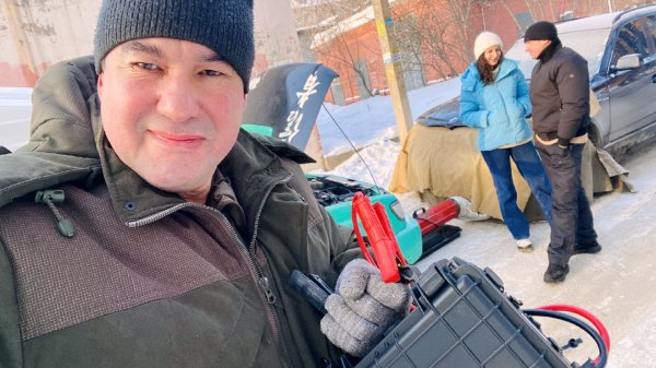 Отогреваю BMW X3 в минус 30 / новое пусковое