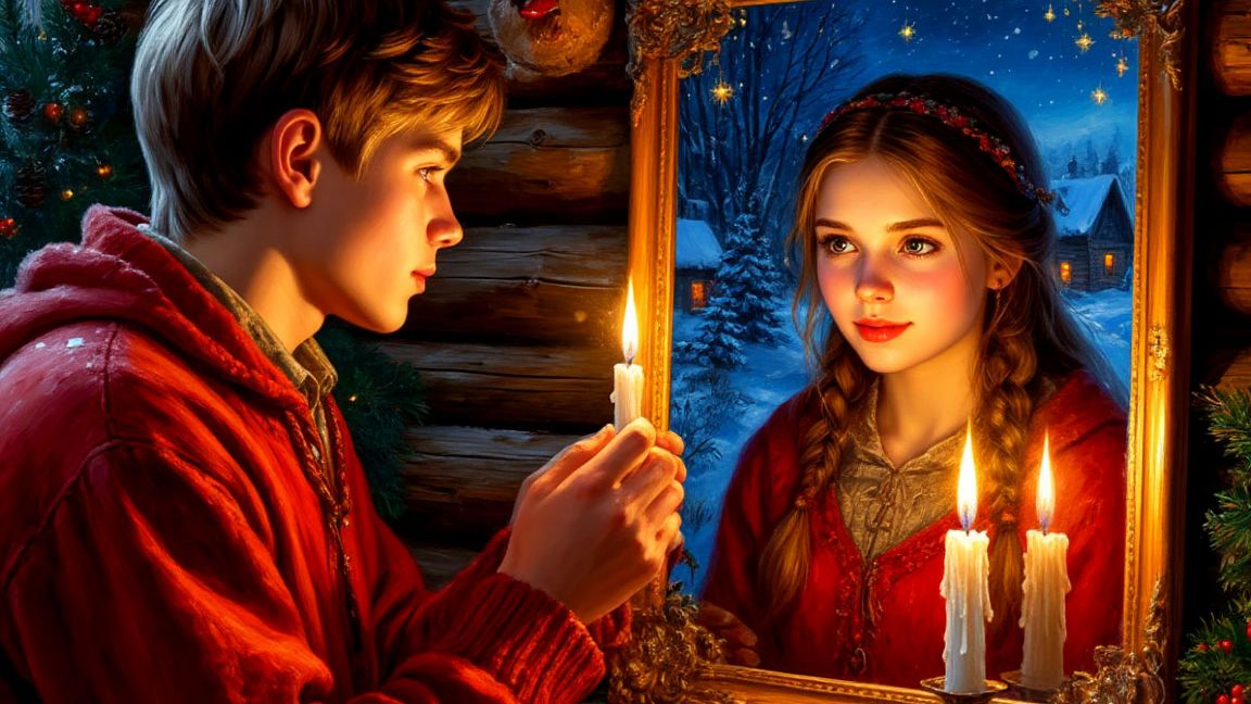 ©Святочные гадания. Сергей Весенин-стихи смотреть онлайн