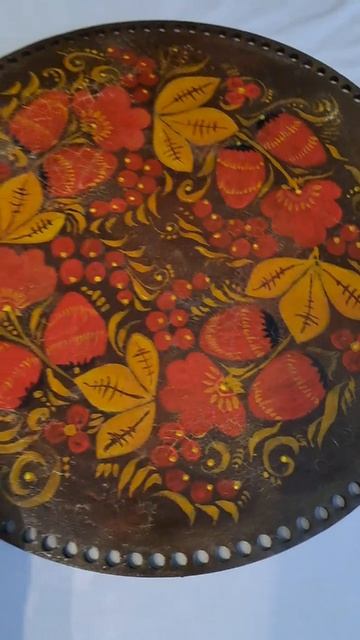 Испорченное дно восстановлено. Буду плести поднос. смотреть онлайн