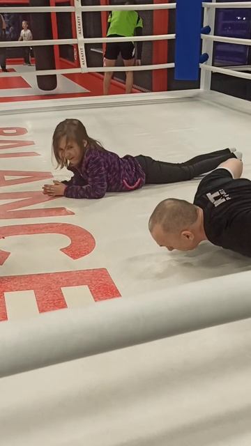 Тренировка в центре ринга