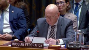 В.А.Небензя на заседании Совета Безопасности ООН по ситуации в Иране, Нью-Йорк, 15 января 2026 года
