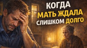 История мужчины, который вспомнил о матери слишком поздно