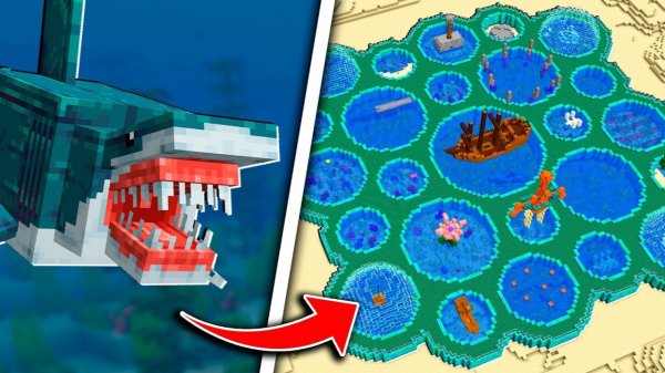 📹 Я Поймал НАСТОЯЩИХ ВОДНЫХ ЖИВОТНЫХ в Майнкрафт Хардкор и ПОСТРОИЛ для Них ЗООПАРК