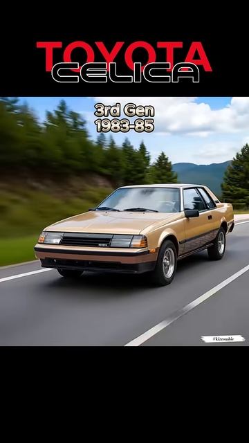 Toyota Celica (1970–2006) История трансформации автомобиля смотреть онлайн