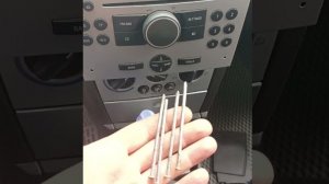 Как снять магнитолу опель