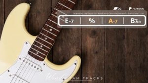 Sexy smooth backing track in E minor