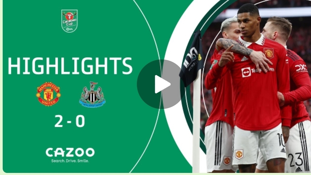 Манчестер Юнайтед - Ньюкасл. Финал Кубка лиги! Обзор матча 🏆⚽ #Футбол #Кубок #Матч смотреть онлайн