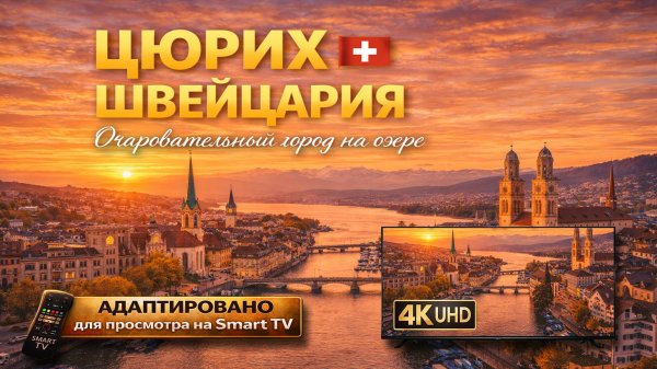 Цюрих. Швейцария |Видео 4K (UHD)