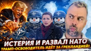 ИСТЕРИЯ И РАЗВАЛ НАТО | ТРАМП-ОСВОБОДИТЕЛЬ ИДЕТ ЗА ГРЕНЛАНДИЕЙ!
