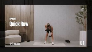 Heather Robertson 40 MIN Full Body HIIT (with dumbbells) 🔥