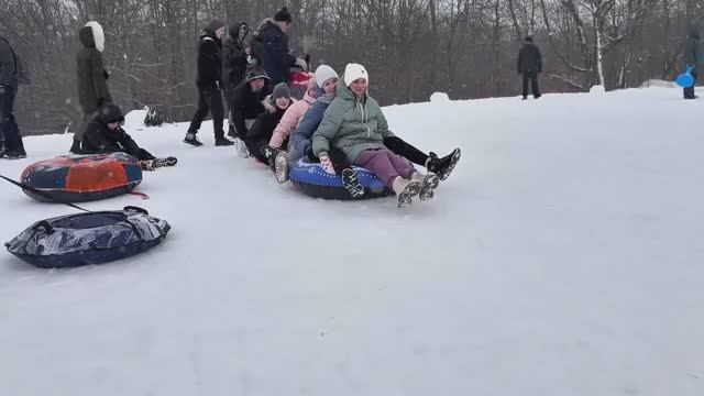Крутые горки в Калининграде🔥Райское место для отдыха с семьёй🧖♀️Ещё один день с нами🤪