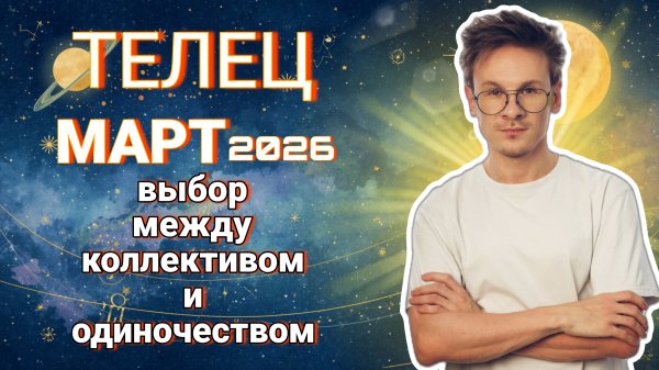 Телец - гороскоп на Март 2026 года