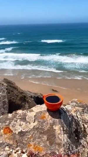 Оранжевая чашка