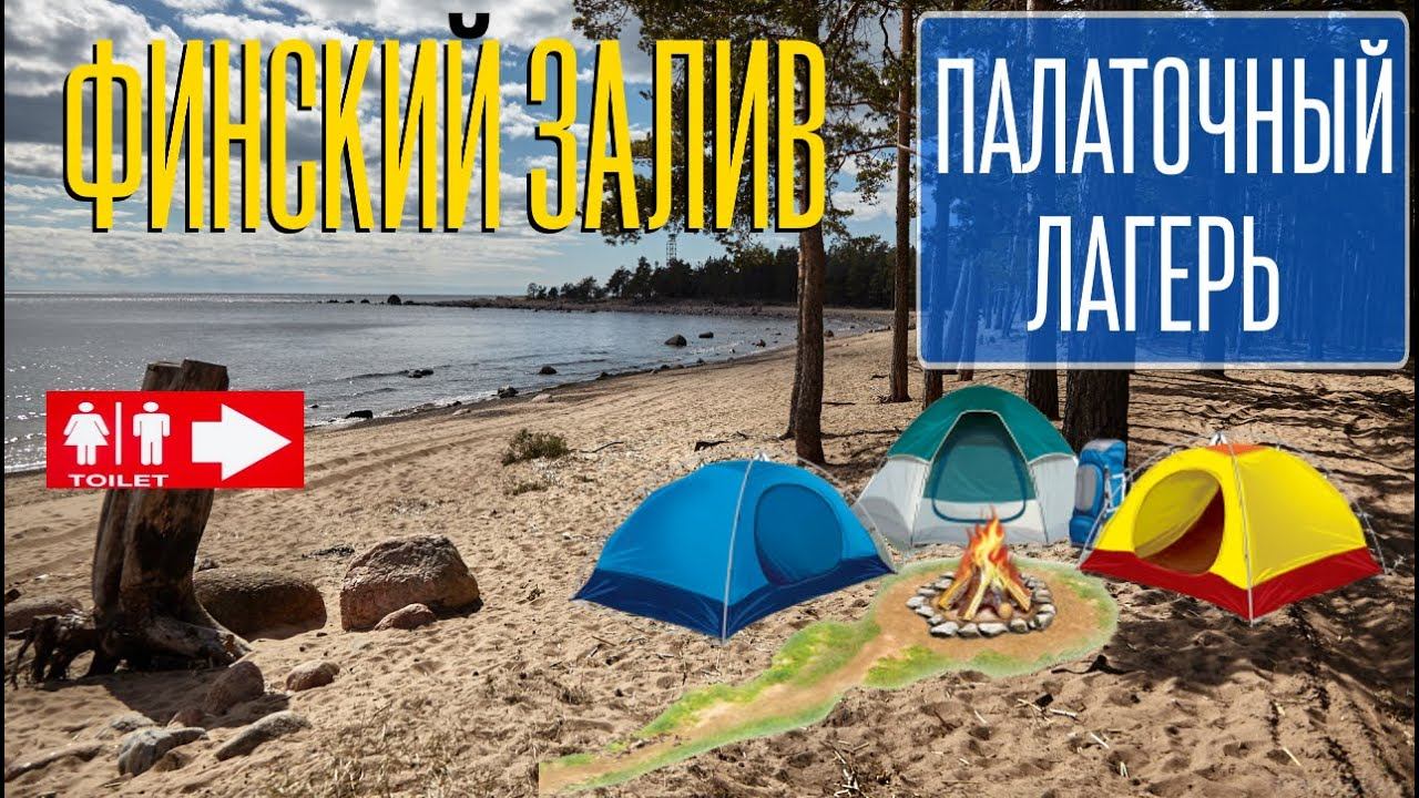 Финский залив. Палаточный лагерь. День рождения Дениса. Отдых в палатках. #СемьяГелич #Пионер_СПБ