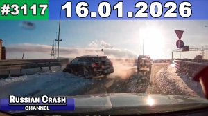 ДТП. Подборка на видеорегистратор за 16.01.2026 Январь 2026
