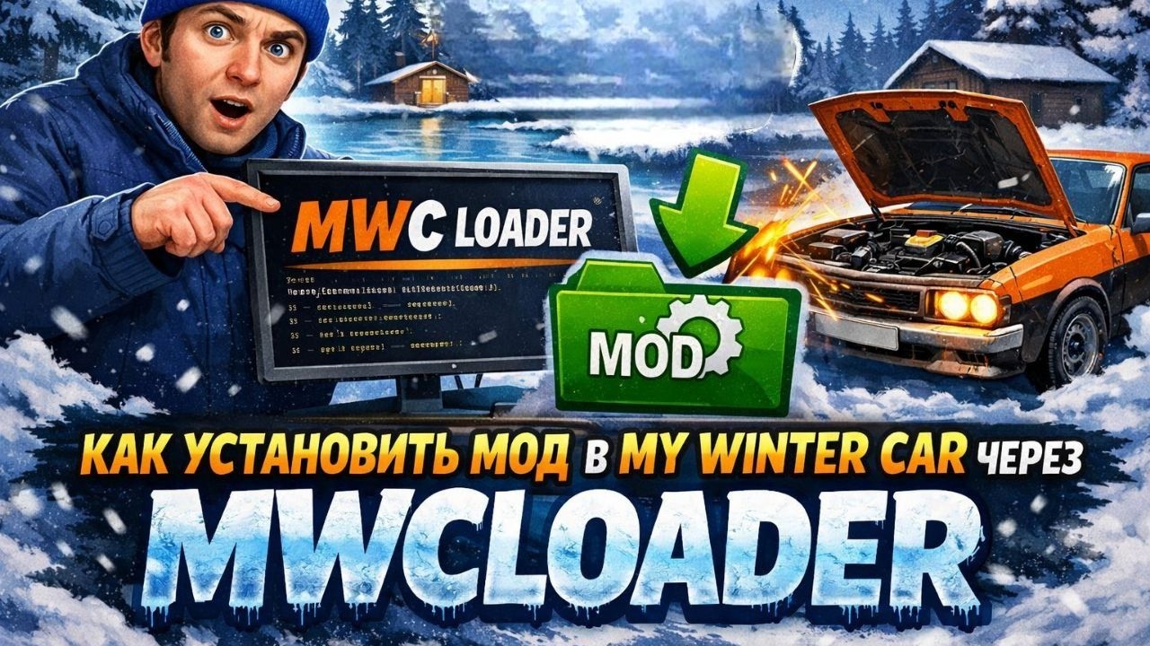 КАК УСТАНОВИТЬ МОД В MY WINTER CAR (MWC) ЧЕРЕЗ MWCLOADER смотреть онлайн