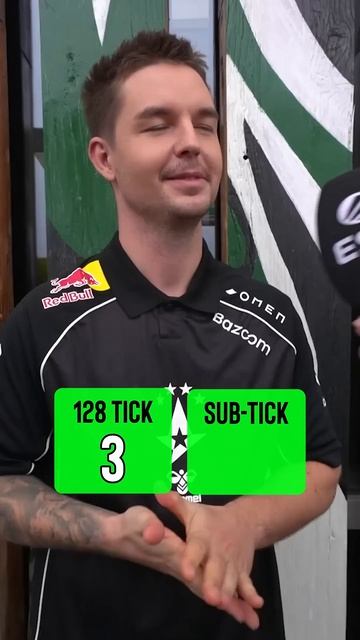 Про игроки CS отвечают на вопрос: 128 тикрейт или сабтик #cs2 #counter-strike #monesy #team Spirit