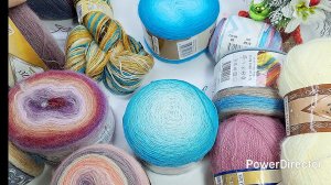 Запасы пряжи 2026 год// 3 серия// Секционная пряжа// Шерсть//Блестящее// Немного упаковок